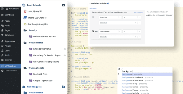 WPCodeBox GPL v1.4.1 - Add Any Code Snippets to WordPress WPCodeBox GPL v1.4.1 - Add Any Code Snippets to WordPress - Image 1
