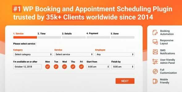 Bookly PRO GPL v7.2 - Appointment Booking & Scheduling Software System Bookly PRO GPL v7.2 - Appointment Booking & Scheduling Software System - Image 1